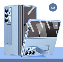 Load image into Gallery viewer, Business Electroplating Leather Phone Case With Screen Film For Galaxy Z Fold 7/6/5/4/3