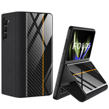 Load image into Gallery viewer, Samsung Z Fold5 Painted Plain Leather Business Protective Phone Case - mycasety2023 Mycasety