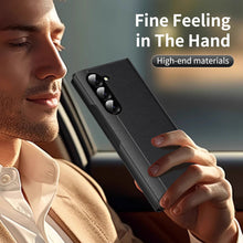 Load image into Gallery viewer, Business Smart Side Window Leather Phone Case For Galaxy Z Fold Series