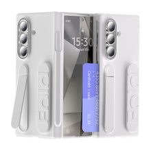 Load image into Gallery viewer, Business Wristband Bracket Hinge Protective Phone Case With Glass Film & Card Holder For Galaxy Z Fold 7/6/5/4