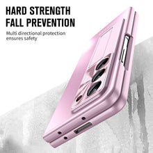 Load image into Gallery viewer, Plating Galaxy Z Fold5 Case with Front Screen Protector & Hidden Stand - mycasety2023 Mycasety