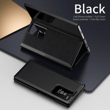 Load image into Gallery viewer, Business Smart Side Window Leather Phone Case For Galaxy Z Fold Series