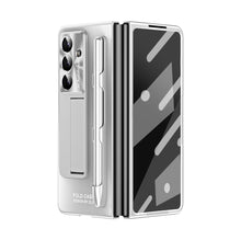 Load image into Gallery viewer, Business Electroplating Shockproof Phone Case With Screen Film & Stylus For Galaxy Z Fold 7/6/5/4/3