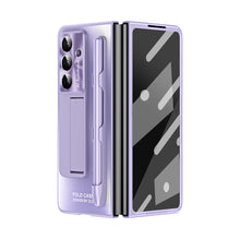 Load image into Gallery viewer, Business Electroplating Shockproof Phone Case With Screen Film & Stylus For Galaxy Z Fold 7/6/5/4/3