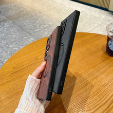 Load image into Gallery viewer, Luxury For Magnetic Wireless Charging Leather Phone Case For Samsung Galaxy S24 S23 S22 S21 Plus Ultra Cover Elk Deer Shell