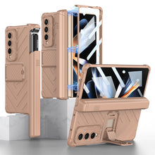 Load image into Gallery viewer, Magnetic Samsung Galaxy Z Fold5 Fold4 Fold3 Case Business Folding Armor Cover With Film & Slide Pen Slot and Kickstand - mycasety2023 Mycasety
