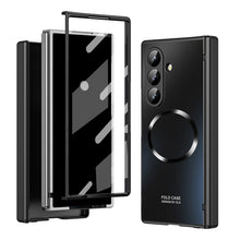 Load image into Gallery viewer, Electroplating Shockproof Magnetic Phone Case With Screen Film For Galaxy Z Fold 7/6/5