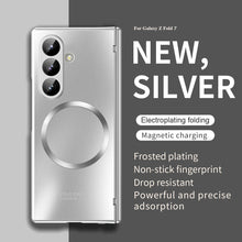Load image into Gallery viewer, Electroplating Shockproof Magnetic Phone Case With Screen Film For Galaxy Z Fold 7/6/5
