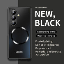 Load image into Gallery viewer, Electroplating Shockproof Magnetic Phone Case With Screen Film For Galaxy Z Fold 7/6/5