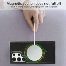Carregar imagem no visualizador da galeria, Luxurious Leather Protective Cover With Magnetic Bracket For Samsung Galaxy