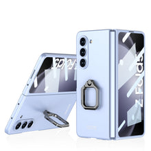 Load image into Gallery viewer, Luxury All-inclusive Ring Holder Phone Case With Back Screen Protector For Samsung Galaxy Z Fold 5 - Mycasety Mycasety