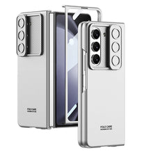 Load image into Gallery viewer, All-inclusive Lens Slide Protector Phone Case With Back Screen Protector For Samsung Galaxy Z Fold5 - Mycasety Mycasety
