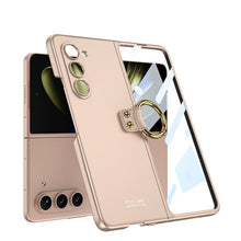 Load image into Gallery viewer, Ultra-thin All-inclusive Ring Holder Protective Cover With Back Screen Protector For Samsung Galaxy Z Fold 5/4/3 5G - Mycasety Mycasety