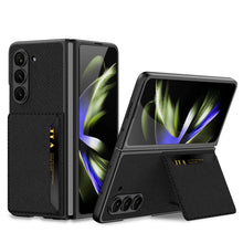 Load image into Gallery viewer, Luxury Leather Card Holder All-inclusive Drop-resistant Phone Case For Samsung Galaxy Z Fold 5/4/3 5G - Mycasety Mycasety