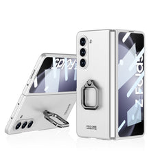 Load image into Gallery viewer, Luxury All-inclusive Ring Holder Phone Case With Back Screen Protector For Samsung Galaxy Z Fold 5 - Mycasety Mycasety