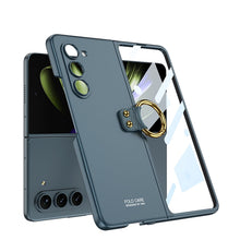Load image into Gallery viewer, Ultra-thin All-inclusive Ring Holder Protective Cover With Back Screen Protector For Samsung Galaxy Z Fold 5/4/3 5G - Mycasety Mycasety