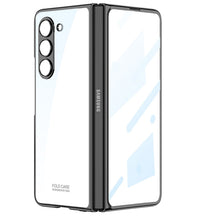 Load image into Gallery viewer, Transparent Electroplating Double-sided Protective Phone Case For Samsung Galaxy Z Fold 5/4/3 5G - Mycasety Mycasety