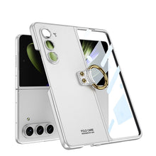 Load image into Gallery viewer, Ultra-thin All-inclusive Ring Holder Protective Cover With Back Screen Protector For Samsung Galaxy Z Fold 5/4/3 5G - Mycasety Mycasety
