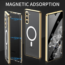 Load image into Gallery viewer, Metal Frame Magnetic All-around Protective Case For Samsung S23 24Ultra
