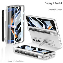 Cargar imagen en el visor de la galería, Magnetic Hinge Case For Galaxy Z Fold4 5G With Pen Slot Tempered Film