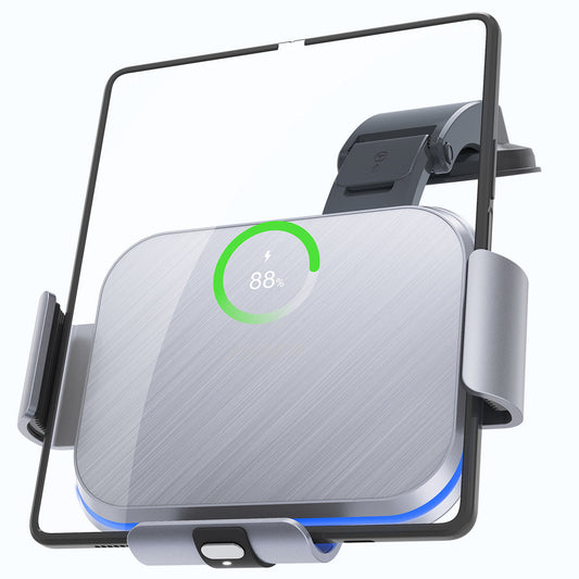 Dual Coil Car Wireless Charging Bracket with Automatic Induction for Samsung Z Fold5/4/3
