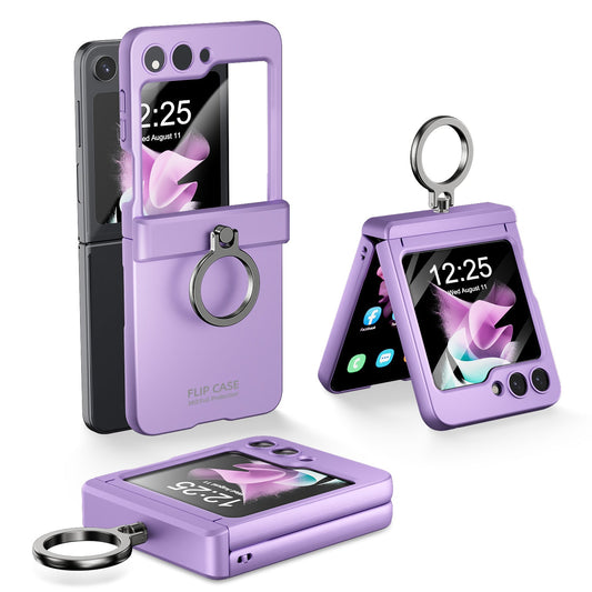 Built-in Protective Film Wire Hinge Full Protection Case For Samsung Galaxy Z Flip5