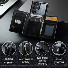Load image into Gallery viewer, Newest Magnetic Bling Leather Detachable Wallet Samsung Case