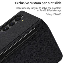Cargar imagen en el visor de la galería, Business Style Galaxy Z Fold5 Case with Slim S Pen Slot