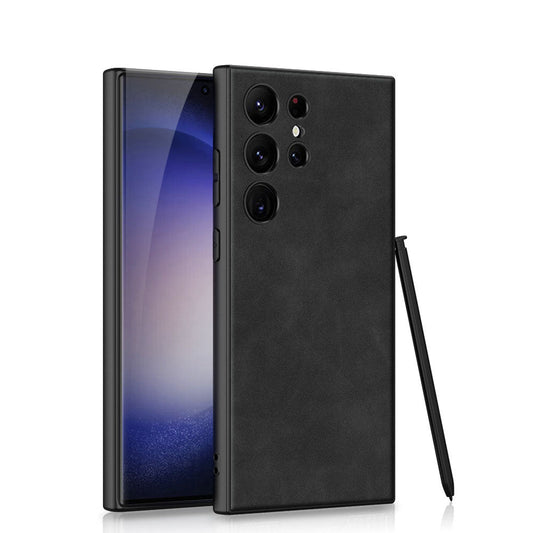 Newest Ultra-thin Leather Matte Phone Case For Samsung Galaxy S23 Series