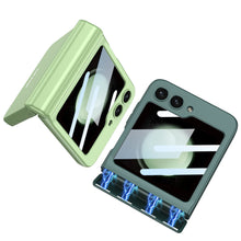 Load image into Gallery viewer, Magnetic Hinge Samsung Galaxy Z Flip5 Flip6 Full Coverage Phone Case with Front Screen Protector