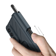 Cargar imagen en el visor de la galería, Hardcore Armor Case For Samsung Galaxy Z Fold4 5G With Push Pen Case Kickstand And Film Protector