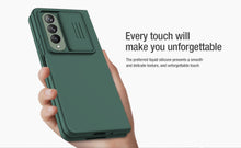 Load image into Gallery viewer, Liquid Silicone Samsung Galaxy Z Fold4 5G Case With Camera Lens Protector