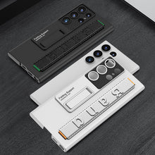 Cargar imagen en el visor de la galería, Magnetic Bracket Luxury Wristband Holder Phone Case For Samsung Galaxy S23 Ultra pphonecover