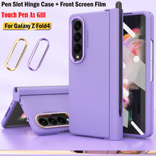 Cargar imagen en el visor de la galería, 2 Pcs Lens Ring for Samsung Z Fold 4 Hinge Case With Pen Slot Add Touch Pen for Galaxy Z Fold 4 5G