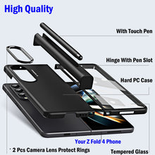 Cargar imagen en el visor de la galería, 2 Pcs Lens Ring for Samsung Z Fold 4 Hinge Case With Pen Slot Add Touch Pen for Galaxy Z Fold 4 5G