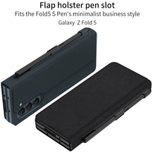 Cargar imagen en el visor de la galería, Business Style Galaxy Z Fold5 Case with Slim S Pen Slot