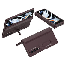 Carregar imagem no visualizador da galeria, Magnetic Samsung Galaxy Z Fold4 5G Case Hinge Full Protect Case With Tempered Film