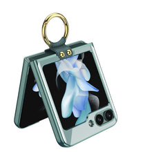 Cargar imagen en el visor de la galería, Samsung Galaxy Z Flip5 Phantom Plating Case With Ring Bracket