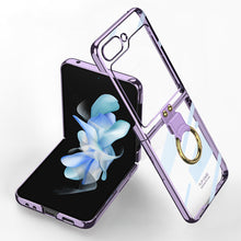 Cargar imagen en el visor de la galería, Samsung Galaxy Z Flip5 Phantom Plating Case With Ring Bracket