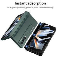 Carregar imagem no visualizador da galeria, Magnetic Samsung Galaxy Z Fold4 5G Case Hinge Full Protect Case With Tempered Film