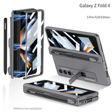 Cargar imagen en el visor de la galería, Magnetic Hinge Case For Galaxy Z Fold4 5G With Pen Slot Tempered Film