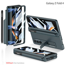 Load image into Gallery viewer, Magnetic Hinge Samsung Galaxy Z Fold4 5G Case with Screen Protector &amp; Kickstand &amp; S Pen Slot
