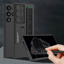 Cargar imagen en el visor de la galería, Magnetic Bracket Luxury Wristband Holder Phone Case For Samsung Galaxy S23 Ultra pphonecover