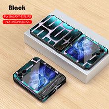 Cargar imagen en el visor de la galería, Electroplating Samsung Galaxy Z Flip5 Case With transparent hinge all-inclusive drop-proof protective Case
