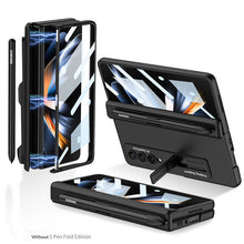 Cargar imagen en el visor de la galería, Magnetic Hinge Case For Galaxy Z Fold4 5G With Pen Slot Tempered Film