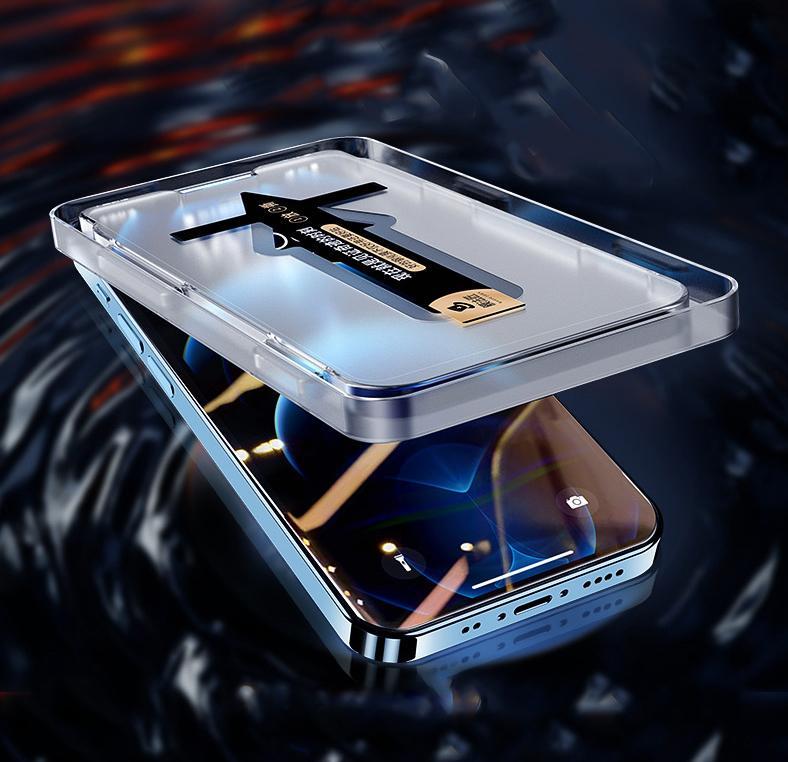 iPhone Anti-Spy Screen Protector With Auto Alignment Kit