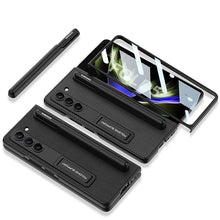 Cargar imagen en el visor de la galería, Samsung Galaxy Z Fold 5 Case with Front Screen Tempered Glass Protector & Pen Slot & Stylus