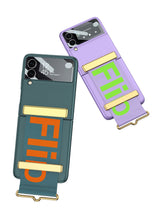 Load image into Gallery viewer, Samsung Galaxy Z Flip4 5G Electroplated Hard Cover with Strap