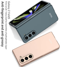 Carregar imagem no visualizador da galeria, Electroplated Slim Samsung Galaxy Z Fold 5 Case with Front Screen Tempered Glass Protector