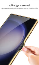 Load image into Gallery viewer, Electroplated Leather Soft Shell Samsung Galaxy S23 S23 Plus S23 Ultra Case